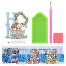 Load image into Gallery viewer, Warm Family Diamond Painting Desktop Ornaments Kit for Office Desktop Decor (#3)
