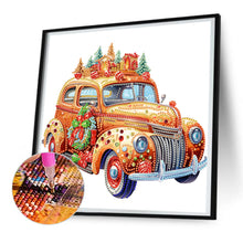 Load image into Gallery viewer, Diamond Painting - Partial Special Shaped - Christmas atmosphere car (30*30CM)
