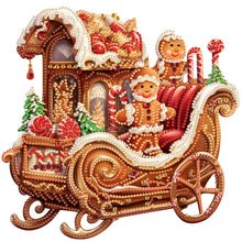 Load image into Gallery viewer, Diamond Painting - Partial Special Shaped - Christmas atmosphere car (30*30CM)
