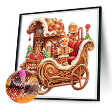Load image into Gallery viewer, Diamond Painting - Partial Special Shaped - Christmas atmosphere car (30*30CM)
