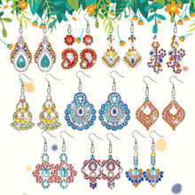 Load image into Gallery viewer, 10PCS Autumn Dangle Drop Diamond Art Earring Kit for Women Girl Jewelry Crafting

