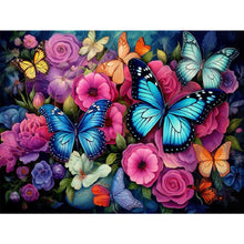 Load image into Gallery viewer, Diamond Painting - Full Square - flower cluster bouquet (40*30CM)
