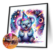 Load image into Gallery viewer, Diamond Painting - Full Round - shiny animal koala (30*30CM)
