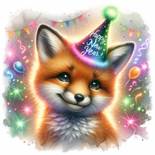 Load image into Gallery viewer, Diamond Painting - Full Round - shiny animal fox (30*30CM)
