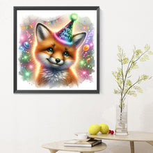 Load image into Gallery viewer, Diamond Painting - Full Round - shiny animal fox (30*30CM)
