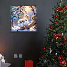 Load image into Gallery viewer, Diamond Painting - Full Round - Two baby owls (40*40CM)
