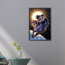 Load image into Gallery viewer, AB Diamond Painting - Full Round - wonder woman and superman (40*60CM)
