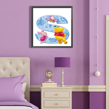 Load image into Gallery viewer, Diamond Painting - Full Round - Letter S (40*40CM)
