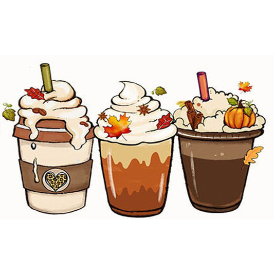 Diamond Painting - Full Round - ice cream cup (50*30CM)