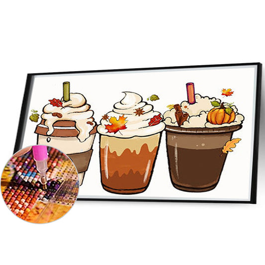 Diamond Painting - Full Round - ice cream cup (50*30CM)