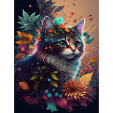 Load image into Gallery viewer, Diamond Painting - Full Round - cat (30*40CM)
