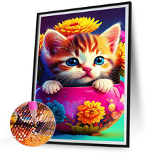 Load image into Gallery viewer, Diamond Painting - Full Round - cat (30*40CM)
