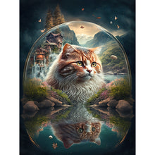 Load image into Gallery viewer, Diamond Painting - Full Round - cat (30*40CM)

