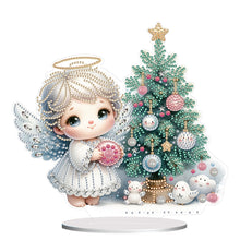 Load image into Gallery viewer, Acrylic Little Angel Special Shape+Round Diamonds Painting Desktop Decor (#1)

