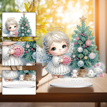 Load image into Gallery viewer, Acrylic Little Angel Special Shape+Round Diamonds Painting Desktop Decor (#1)
