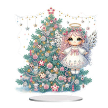 Load image into Gallery viewer, Acrylic Little Angel Special Shape+Round Diamonds Painting Desktop Decor (#2)
