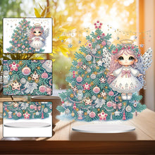 Load image into Gallery viewer, Acrylic Little Angel Special Shape+Round Diamonds Painting Desktop Decor (#2)
