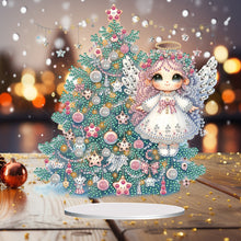 Load image into Gallery viewer, Acrylic Little Angel Special Shape+Round Diamonds Painting Desktop Decor (#2)
