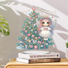 Load image into Gallery viewer, Acrylic Little Angel Special Shape+Round Diamonds Painting Desktop Decor (#2)

