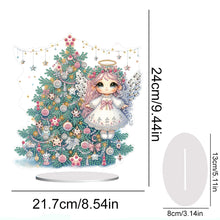 Load image into Gallery viewer, Acrylic Little Angel Special Shape+Round Diamonds Painting Desktop Decor (#2)
