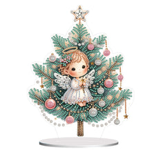 Load image into Gallery viewer, Acrylic Little Angel Special Shape+Round Diamonds Painting Desktop Decor (#4)
