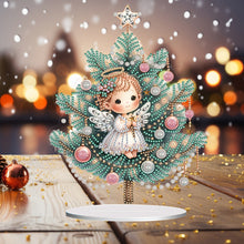 Load image into Gallery viewer, Acrylic Little Angel Special Shape+Round Diamonds Painting Desktop Decor (#4)

