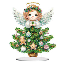 Load image into Gallery viewer, Acrylic Little Angel Special Shape+Round Diamonds Painting Desktop Decor (#5)
