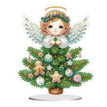 Load image into Gallery viewer, Acrylic Little Angel Special Shape+Round Diamonds Painting Desktop Decor (#5)
