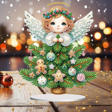 Load image into Gallery viewer, Acrylic Little Angel Special Shape+Round Diamonds Painting Desktop Decor (#5)
