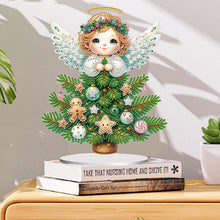 Load image into Gallery viewer, Acrylic Little Angel Special Shape+Round Diamonds Painting Desktop Decor (#5)
