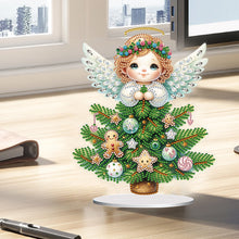 Load image into Gallery viewer, Acrylic Little Angel Special Shape+Round Diamonds Painting Desktop Decor (#5)
