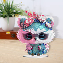 Load image into Gallery viewer, Acrylic Lion Raccoon Diamonds Painting Desktop Decorations for Office Decor
