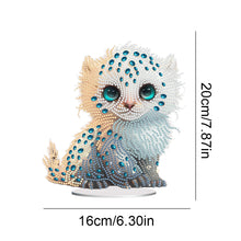 Load image into Gallery viewer, Acrylic Lion Raccoon Diamonds Painting Desktop Decorations for Office Decor
