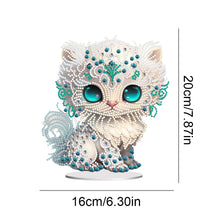 Load image into Gallery viewer, Acrylic Lion Raccoon Diamonds Painting Desktop Decorations for Office Decor
