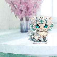 Load image into Gallery viewer, Acrylic Lion Raccoon Diamonds Painting Desktop Decorations for Office Decor
