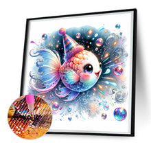 Load image into Gallery viewer, Diamond Painting - Full Round - shiny animal goldfish (30*30CM)
