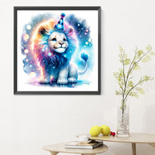 Load image into Gallery viewer, Diamond Painting - Full Round - Shiny animal lion (30*30CM)
