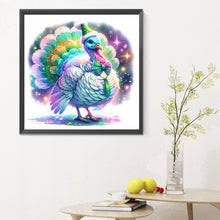 Load image into Gallery viewer, Diamond Painting - Full Round - shiny animal turkey (30*30CM)

