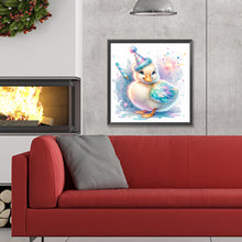 Load image into Gallery viewer, Diamond Painting - Full Round - shiny animal duck (30*30CM)
