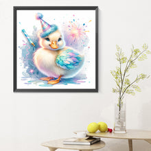 Load image into Gallery viewer, Diamond Painting - Full Round - shiny animal duck (30*30CM)
