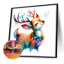 Load image into Gallery viewer, Diamond Painting - Full Round - shiny animal elk (30*30CM)
