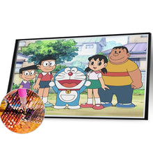 Load image into Gallery viewer, Diamond Painting - Full Round - Doraemon and friends (40*30CM)
