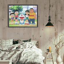 Load image into Gallery viewer, Diamond Painting - Full Round - Doraemon and friends (40*30CM)
