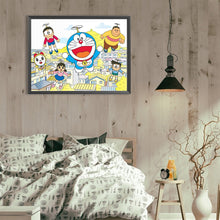 Load image into Gallery viewer, Diamond Painting - Full Round - Doraemon and friends (40*30CM)
