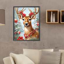 Load image into Gallery viewer, Diamond Painting - Full Round - Christmas deer (30*40CM)
