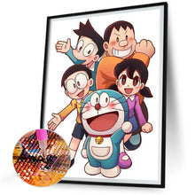 Load image into Gallery viewer, Diamond Painting - Full Round - Doraemon and friends (30*40CM)
