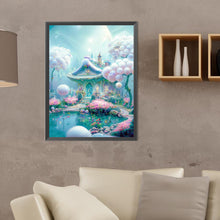 Load image into Gallery viewer, Diamond Painting - Full Round - white dream house (30*40CM)
