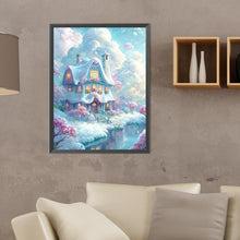 Load image into Gallery viewer, Diamond Painting - Full Round - white dream house (30*40CM)
