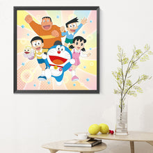 Load image into Gallery viewer, Diamond Painting - Full Round - Doraemon and friends (30*30CM)
