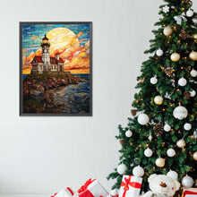 Load image into Gallery viewer, Diamond Painting - Full Round - island lighthouse (30*40CM)
